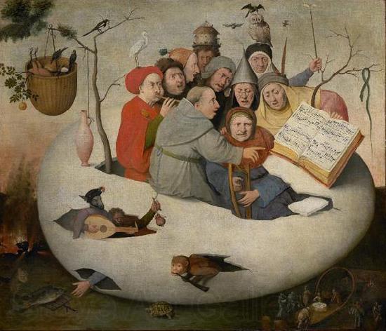 Hieronymus Bosch Concert in the Egg Norge oil painting art